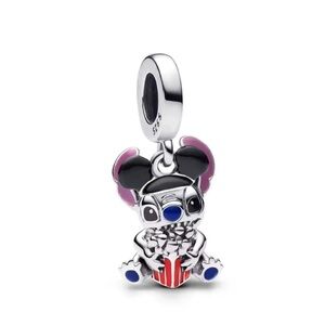 NWOT Disney, Disney Parks Lilo & Stitch Dangle Charm Sterling Silver 925